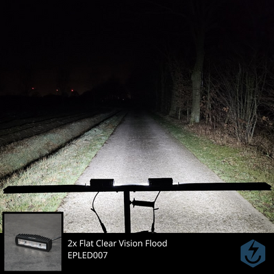 Work Light Flat Clear Vision Flood