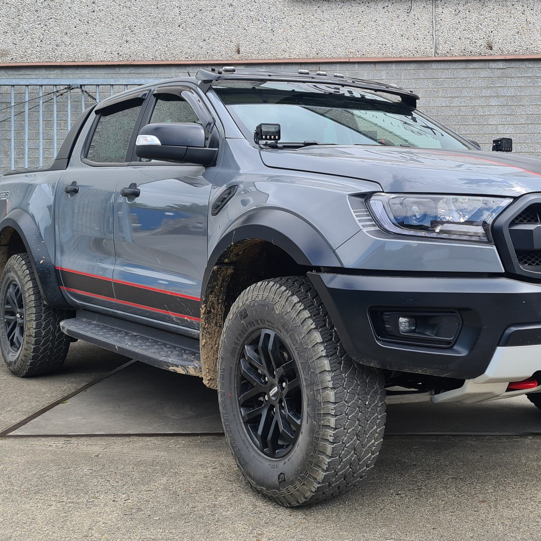 Enhance Your Ford Ranger Raptor with Ditch Light Brackets for 2012 ...