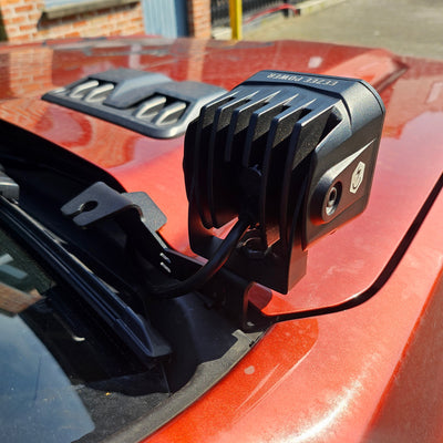 Ditch Light Brackets Pro With Antenna Mount Ford Ranger Raptor 2022+