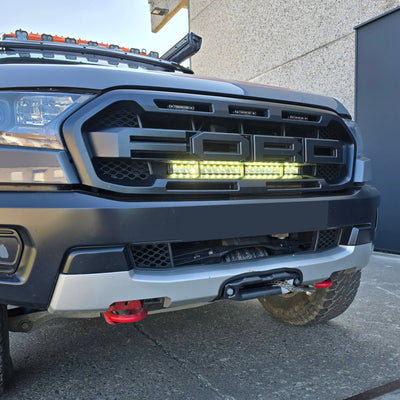 Shadow Vision 20" light bar hidden integration kit Ford Ranger Raptor 2018-2022