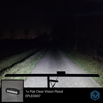 Work Light Flat Clear Vision Flood