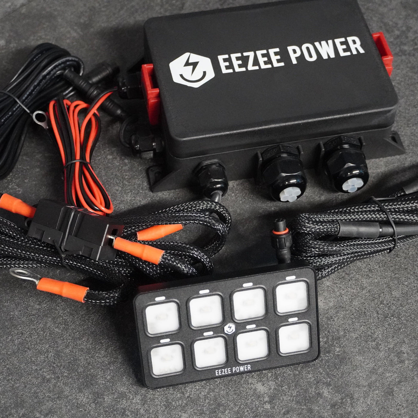 Eezee Power Switch Panel with 8 outputs (universal) - Eezeepower