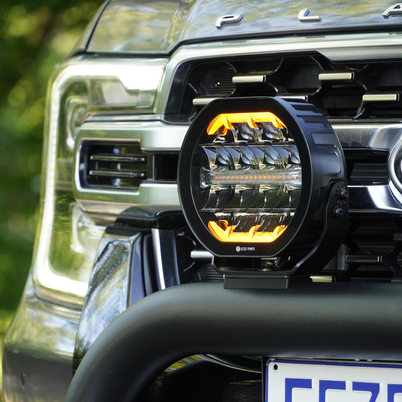Driving light Shadow Vision round 7" with beacon