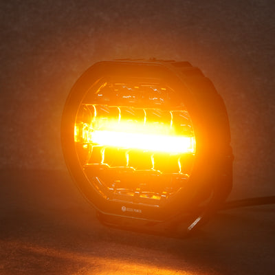 Driving light Shadow Vision round 7" with beacon