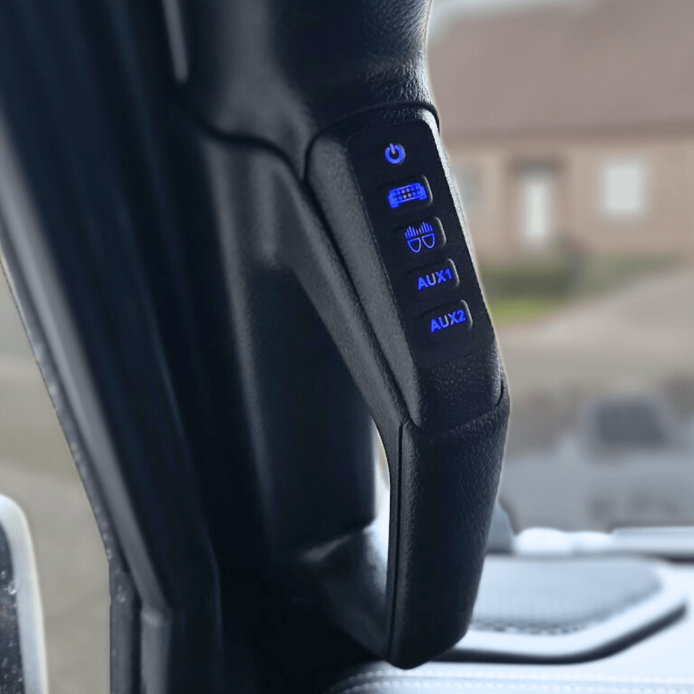 Eezee Power Grab handle Switch Panel with 4 outputs for Jeep Wrangler JL and Gladiator JT - Eezeepower